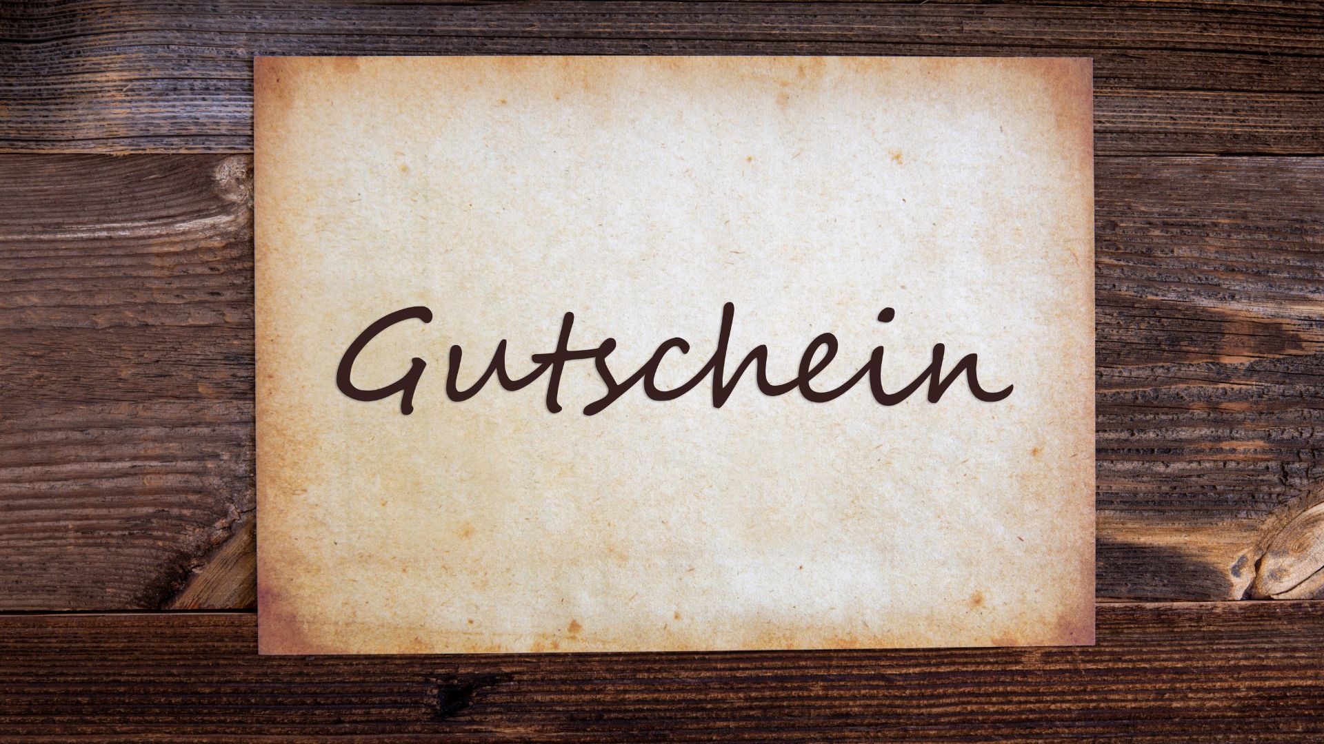 gutschein